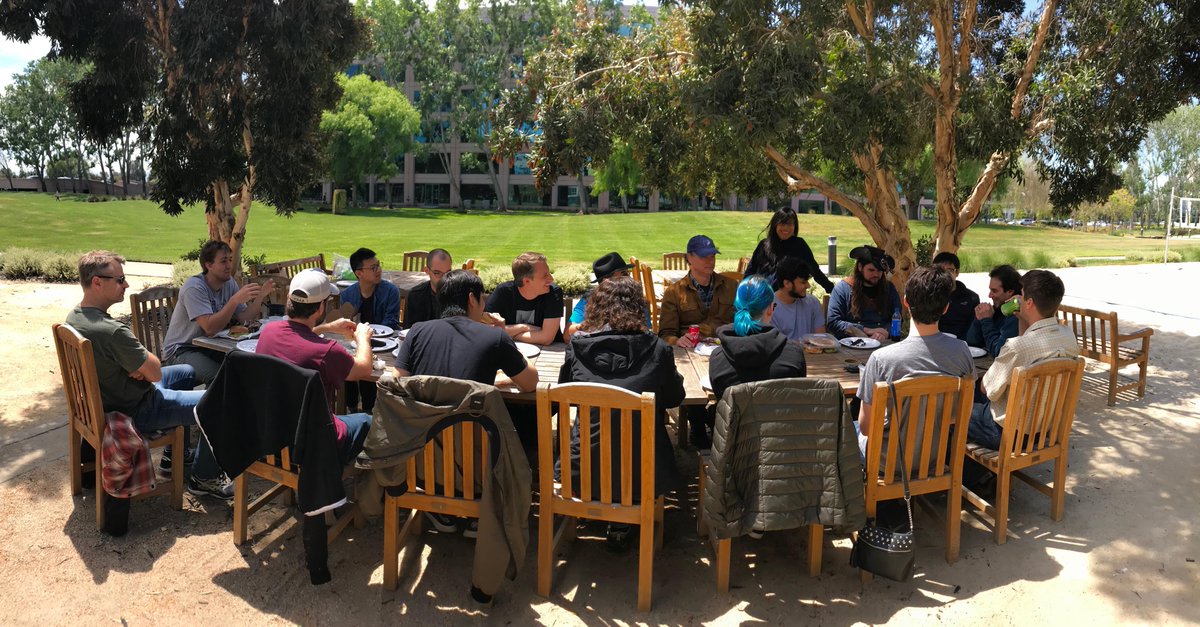 baobabstudios's tweet photo. #TBT to celebratory lunch parties with our incredible team. In recent news… Catch us at #VRAwards this October!
#BaobabStudios #AsteroidsVR #VirtualReality #VR
https://t.co/R4d3CF4usS https://t.co/1TQBwGWNzG