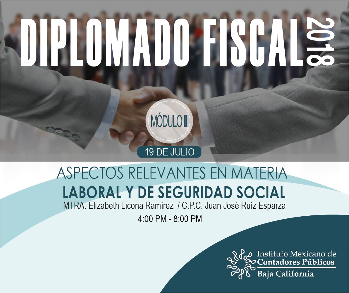 ccpbctijuana's tweet photo. #Ahora
Nos encontramos en el Segundo Módulo del Diplomado Fiscal 2018 https://t.co/Z0CxNFQwHE