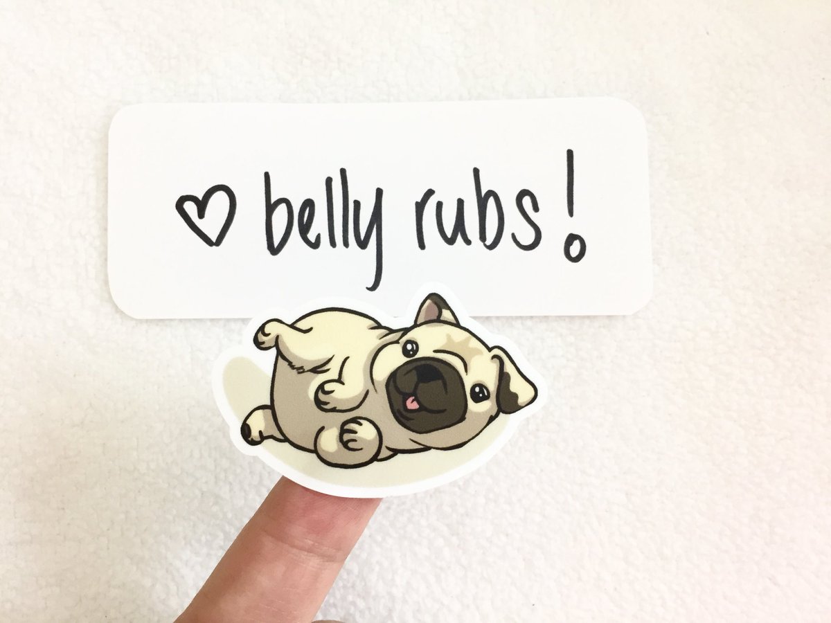 imkimeShop's tweet photo. ❤️ belly rubs! Stickers at https://t.co/NgRODHKCKI #pugs #fawnpugs #pugstickers #stickers #pugpuppies #pugsticker #pugsoftwitter #sticker #pugpuppy #fawnpug #bellyrubs #bellyrubsplease #bellyrubsfordays #bellyrubtime #bellyrub #bellyrubplease #stickermule #etsy #imkimeShop https://t.co/y3w8Q7PPBo
