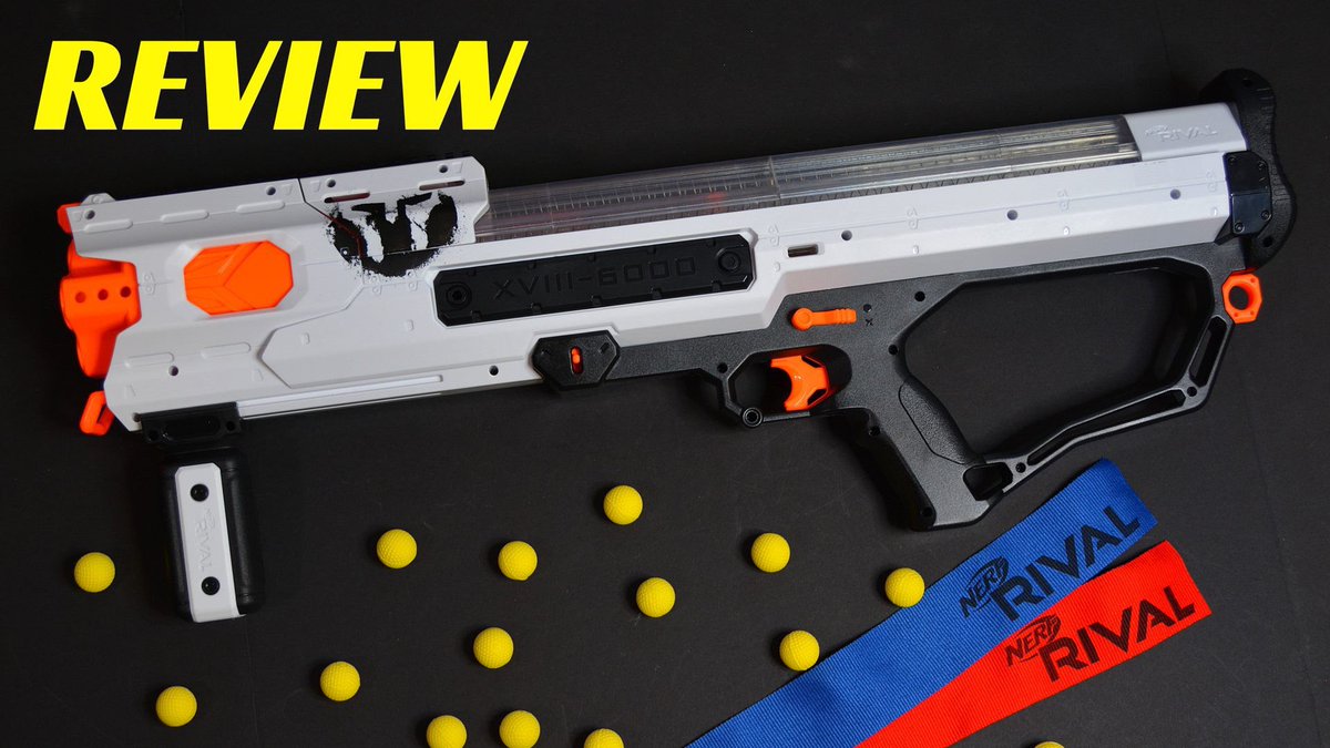 NaptownNerf's tweet photo. My review of the Nerf Rival Hades is now live. Follow the link to check it out. https://t.co/sG9SecS307 #nerf #youtube #nerfrival #hades #nerfreview #nerfrivalhades #naptownnerf #review https://t.co/gdi3tUt5Ik