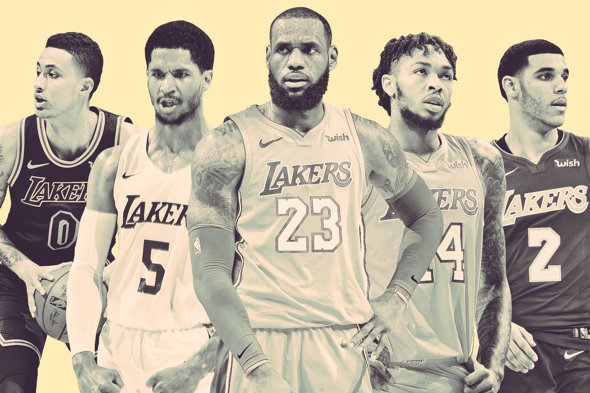 “brandon ingram lonzo ball kyle kuzma josh hart”的图片搜索结果