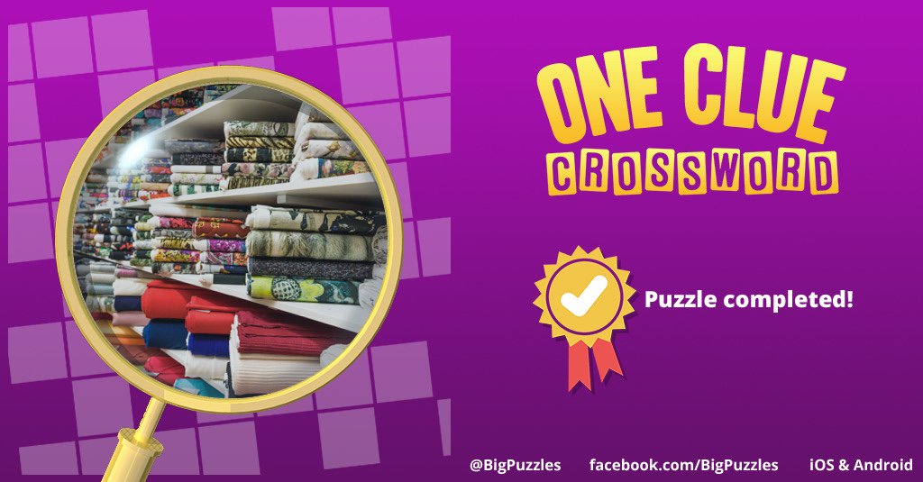 LisaCessna1977's tweet photo. I completed a puzzle in One Clue Crossword. Play now for free!
https://t.co/56nR5zkDkR #OneClueCrossword https://t.co/MYztix3HQp