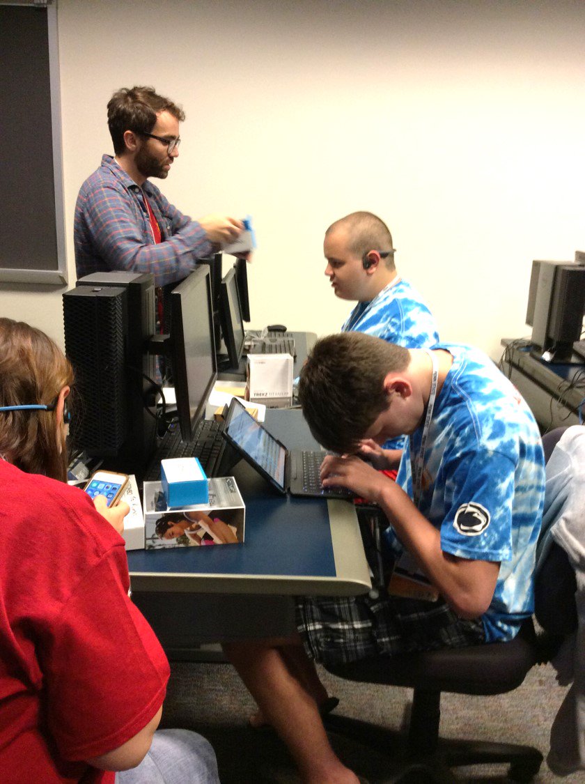 PA_OVR's tweet photo. Our Summer Academy for Students who are Blind or Visually Impaired kicked off this week with students exploring careers and building their note taking, financial management and travel skills to access success in college and employment! #AccessEqualsSuccess https://t.co/fLeofCvgk3