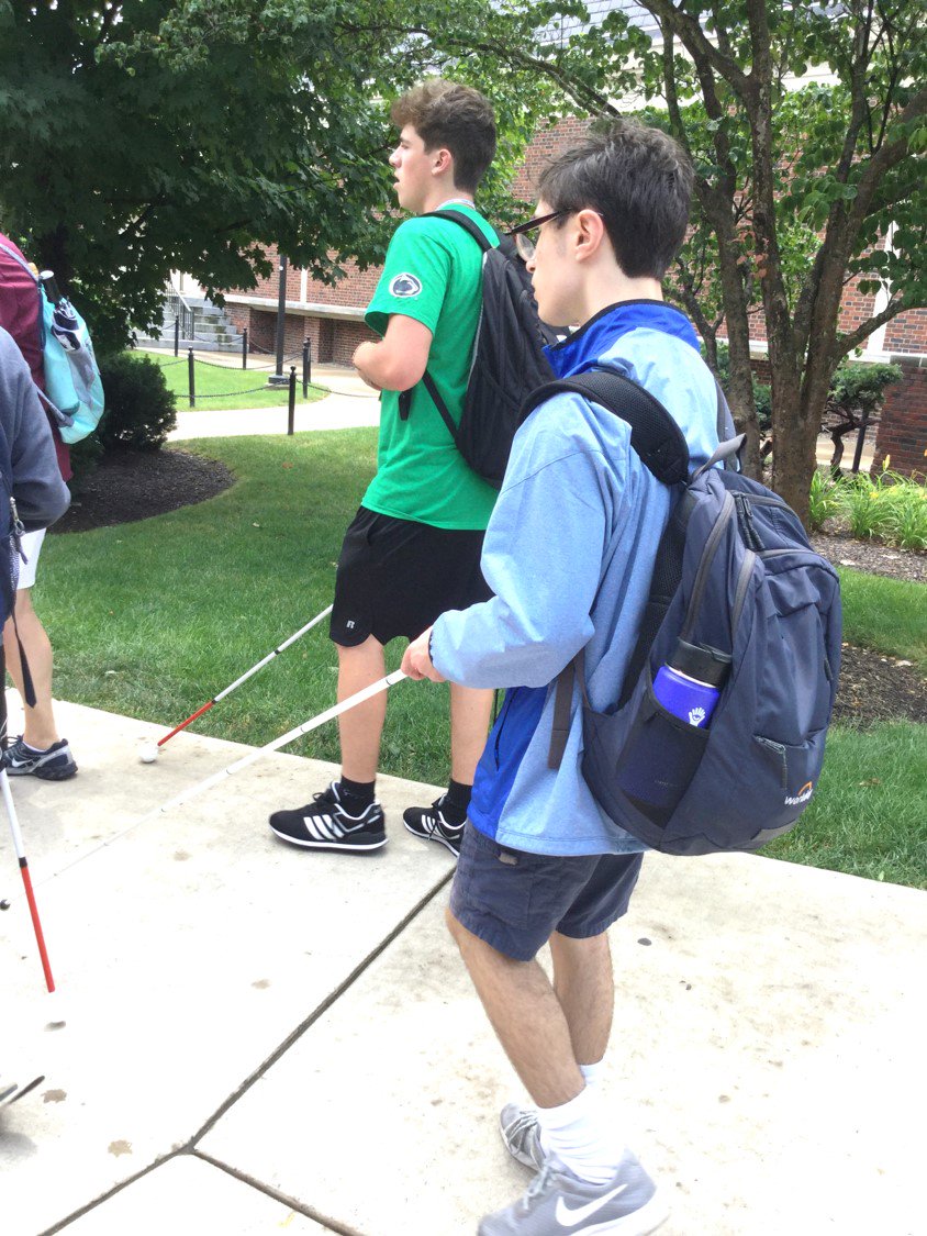 PA_OVR's tweet photo. Our Summer Academy for Students who are Blind or Visually Impaired kicked off this week with students exploring careers and building their note taking, financial management and travel skills to access success in college and employment! #AccessEqualsSuccess https://t.co/fLeofCvgk3