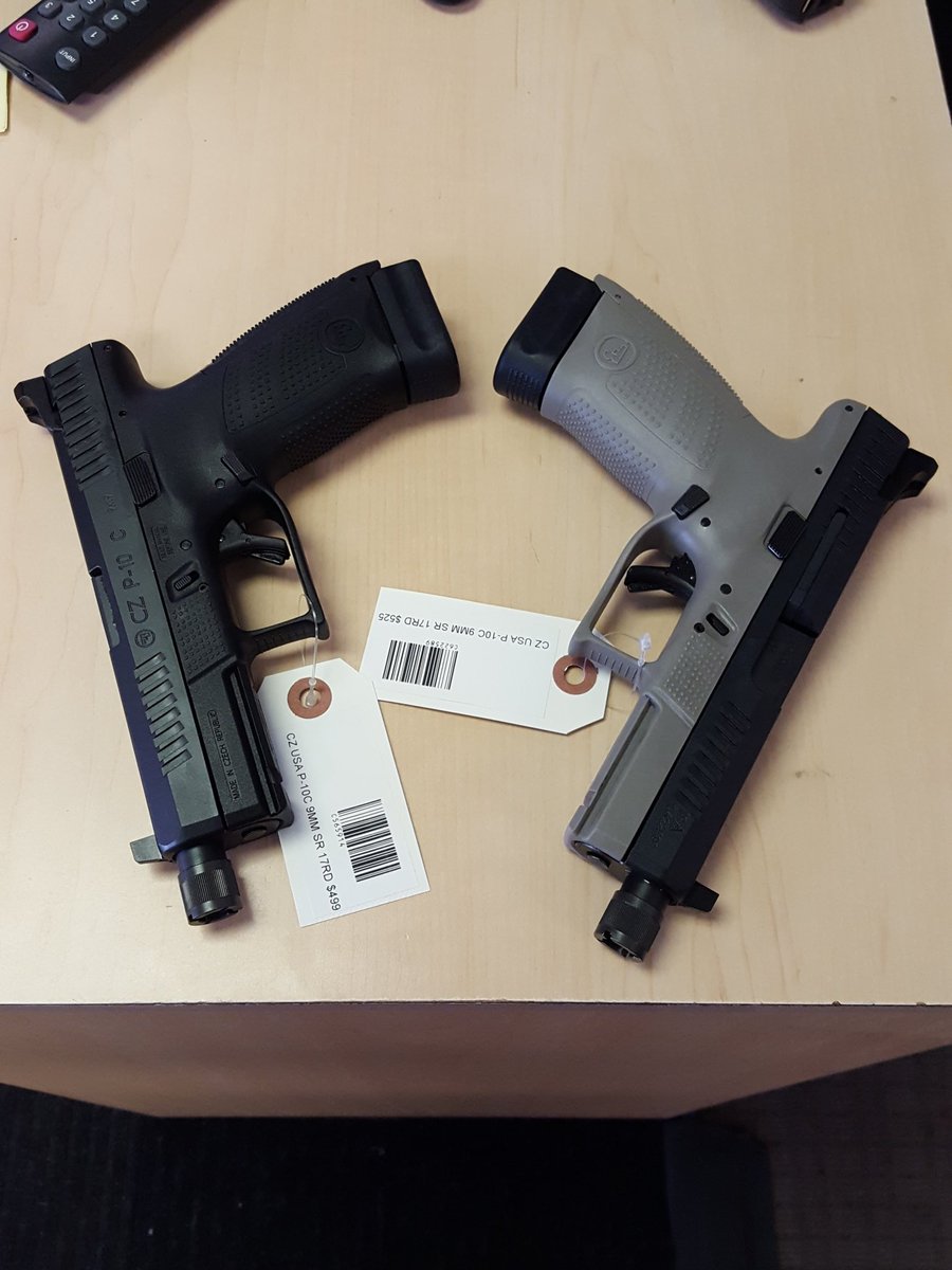 JuggernautArms's tweet image. #CZ #P10c threaded $499 black &amp;amp; Gray in stock #Juggernaut #Reno