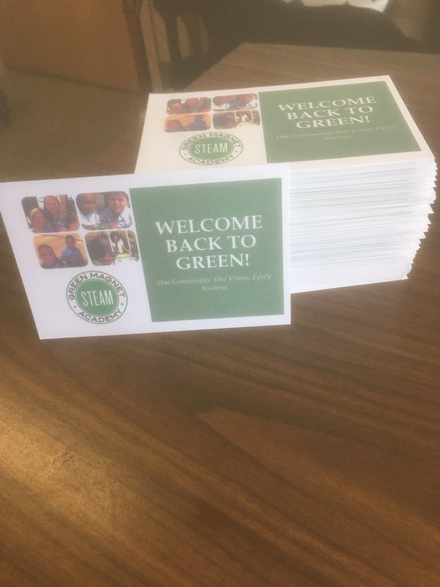 GMASteam's tweet photo. Great things are happening @GMASteam! Teachers and staff are helping get the word out about our #meetandgreet, the @boyscouts grew some impressive produce over the summer, and back to school postcards are almost ready to be mailed! #GMApride https://t.co/M5UUmmV4cP