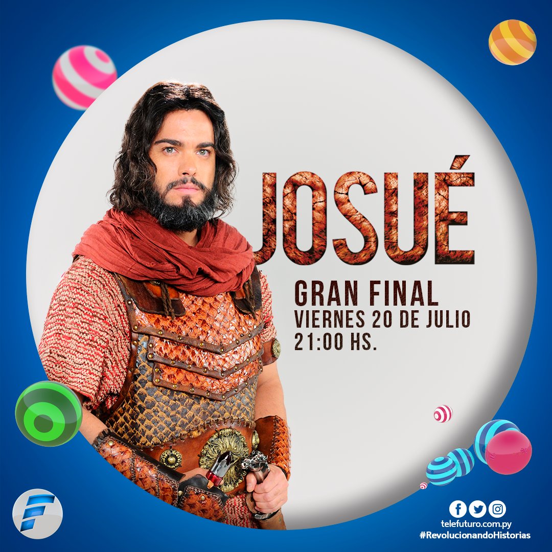 Telefuturo's tweet photo. ¡Mirá los últimos episodios de #JosuePy! ¡En tu canal favorito! #RevolucionandoHistorias 21hs. https://t.co/n2VXfqytGN