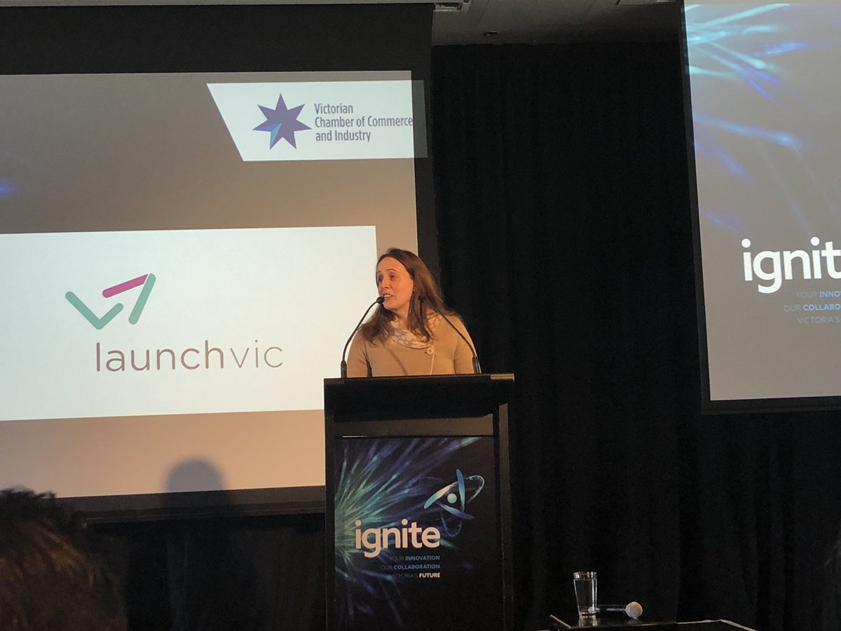 atulloch's tweet photo. Kate Cornick of Launch Vic closing the Ignite Innovation event on Sports Tech, emphasising our start up culture #igniteinnovation https://t.co/aMC3oGeCI8