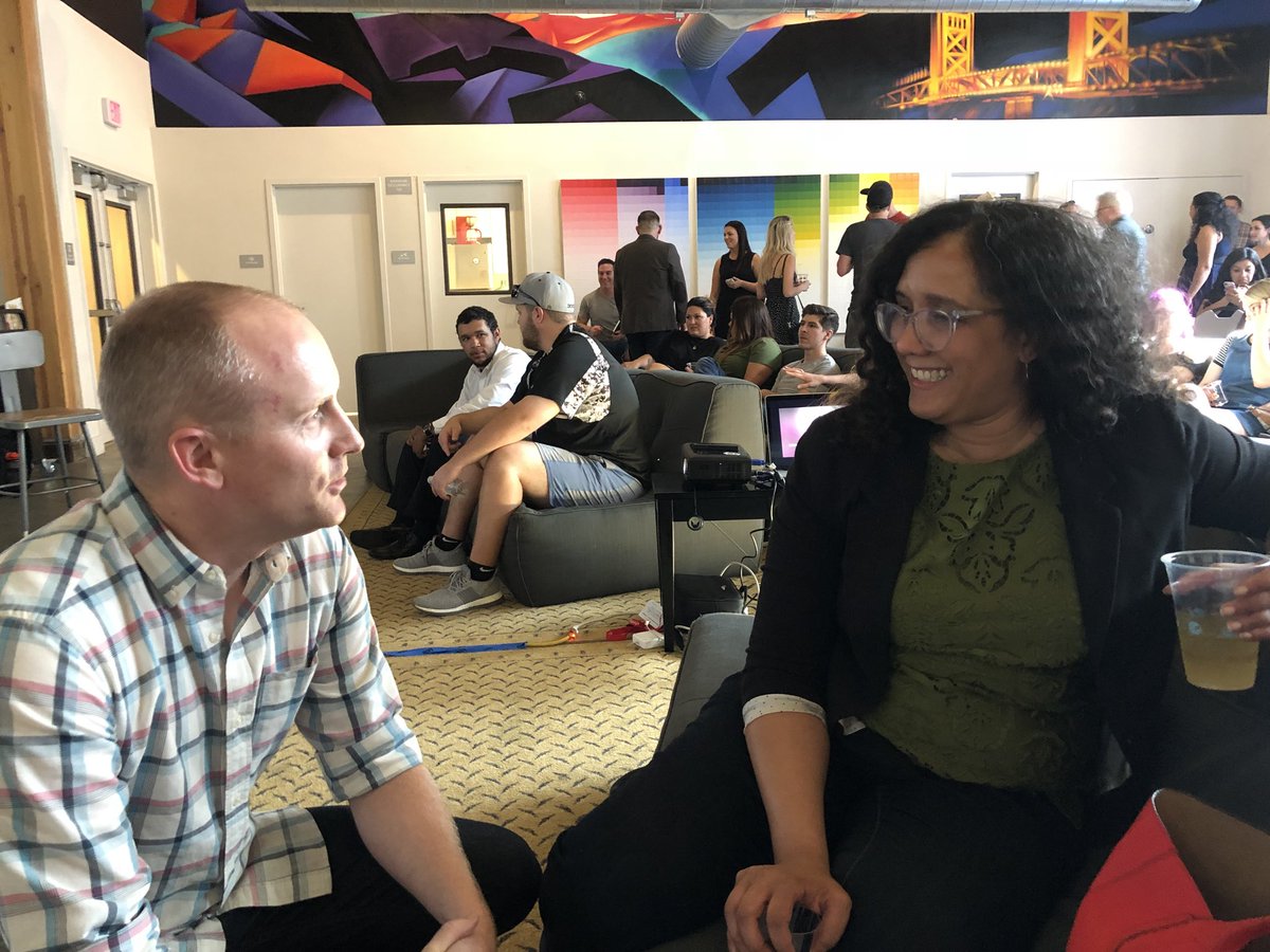 actarticulated's tweet photo. Every third Thursday y’all....  thanks so much to @PhilTretheway for #conveningthecreatives like @mayagirl at #creativityplus https://t.co/JPaFRaBIlt