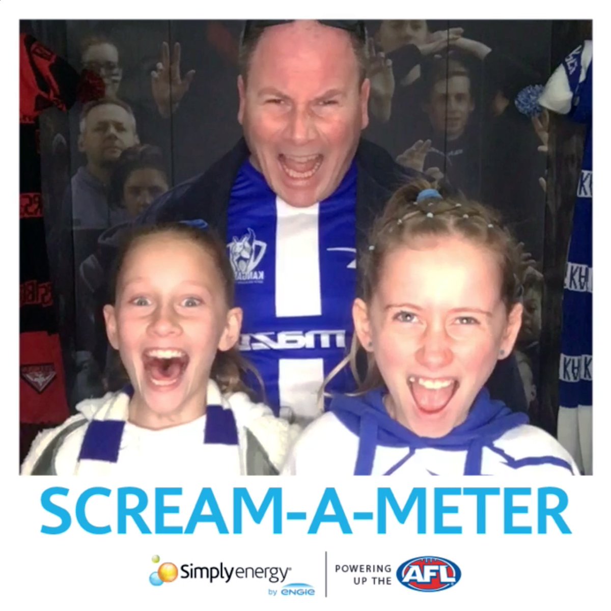 ENGIE_AU's tweet photo. Tigers or Bombers, Saints or Dockers, Blues or Hawks - we love the energy you generate for your AFL team! Show your passion at our #ScreamAMeter at @EtihadStadiumAU this weekend.

Find us at Internal Concourse 3, immediately inside Gate 3 https://t.co/BTYg0U0THj