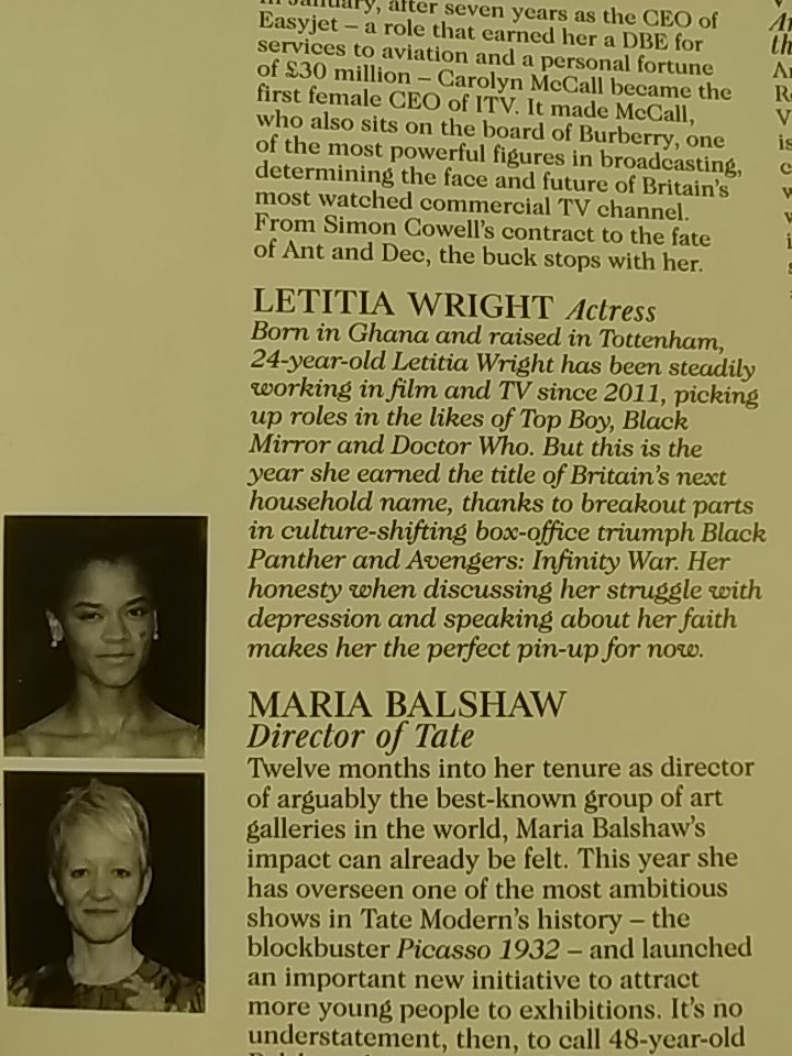 The_CCollective's tweet photo. As a more than  avid reader of @BritishVogue it is important that I also hold them accountable as they too must impart information that shows their investment in  the people they feature. The formidable @letitiawright is NOT from Ghana, but #Guyana. https://t.co/AXnAU9kLR3