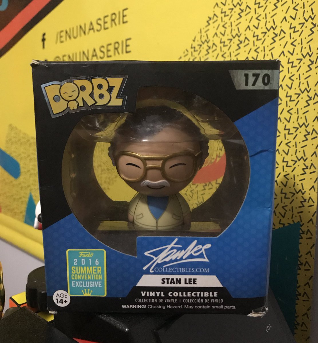 tiendakudo's tweet photo. Ahora que @IronLHP hablo sobre @TheRealStanLee nos acordamos que tenemos este Dorbz de la #Comicon2016 y en serio si él se llega a morir vamos a sufrir tanto. 😭💔 https://t.co/wUTqQrrQix