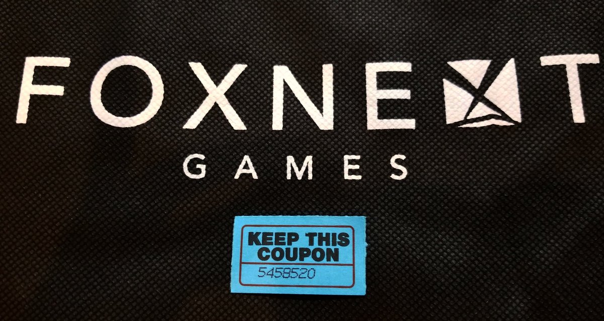 FoxNext's tweet image. WINNER ANNOUNCEMENT: The winning number for today's daily raffle is: 5458520! Come claim your prize anytime before Sunday 11am at our FoxNext booth 2543
.
.
.
.
.
#FoxNext #SDCC