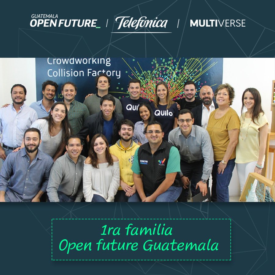 OpenFuture_Gt's tweet photo. Aquí los representantes de los 12 proyectos seleccionados en esta primera edición de #GuatemalaOpenFuture en las próximas semanas muchas mas noticias de los avances de cada una de estas buenas iniciativas tecnológicas. https://t.co/d1iz651hSg