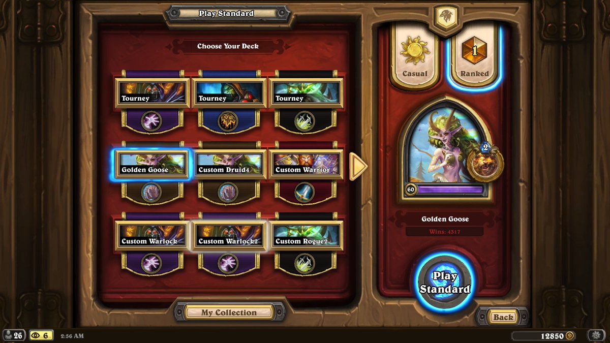 Finally on Twitter. Been tweaking Malygos Druid list a lot but went 21-6 with this to rank 1 yesterday. Zealot OP