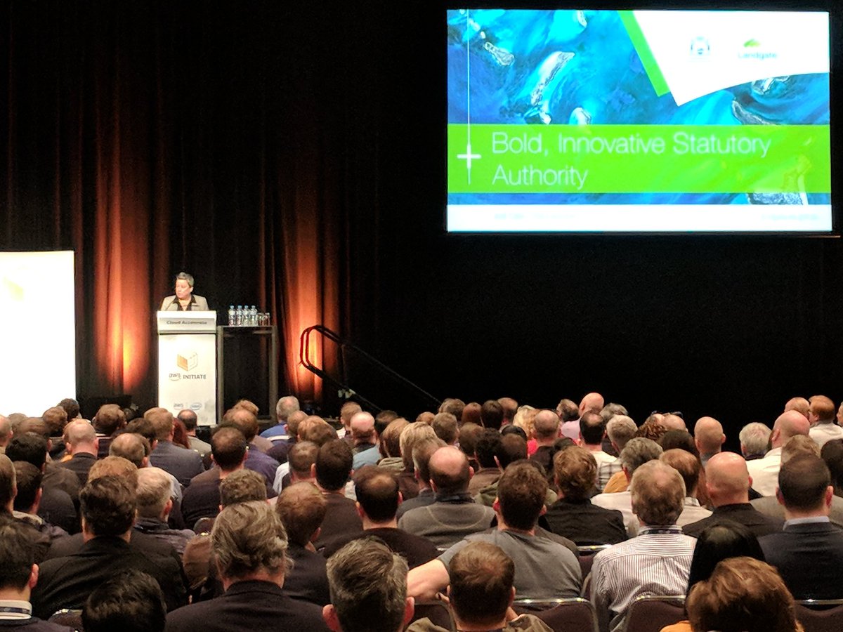 JamesBromberger's tweet photo. Lovely to hear @LandgateCEO hearing that she's so pleased with our work at #innovating with @awscloud with @Modis_Australia and @AdvaraLtd at the AWS Innovate event in Perth. @Landgate @LandgateINNO https://t.co/iZrZbUWc9V