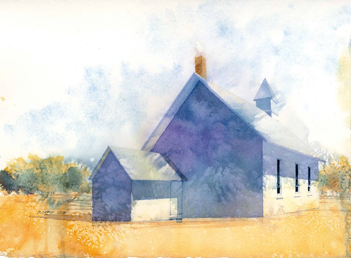 dongore50's tweet photo. New watercolor. #dongore #dongore50 #flinthills https://t.co/tCO77AKHdE