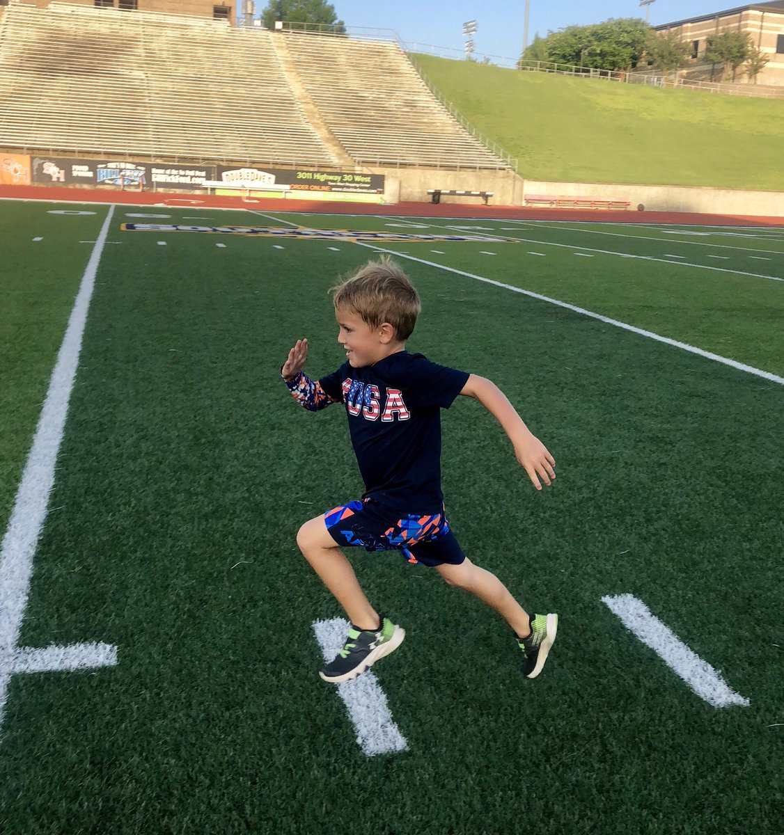 c_blinka's tweet photo. A little late, but Kannon rolls to a 40 yard dash time of 8.35 for his “official” 4 year old time. #BlinkaBoys #SpeedDemon https://t.co/xGyxcYlUoK