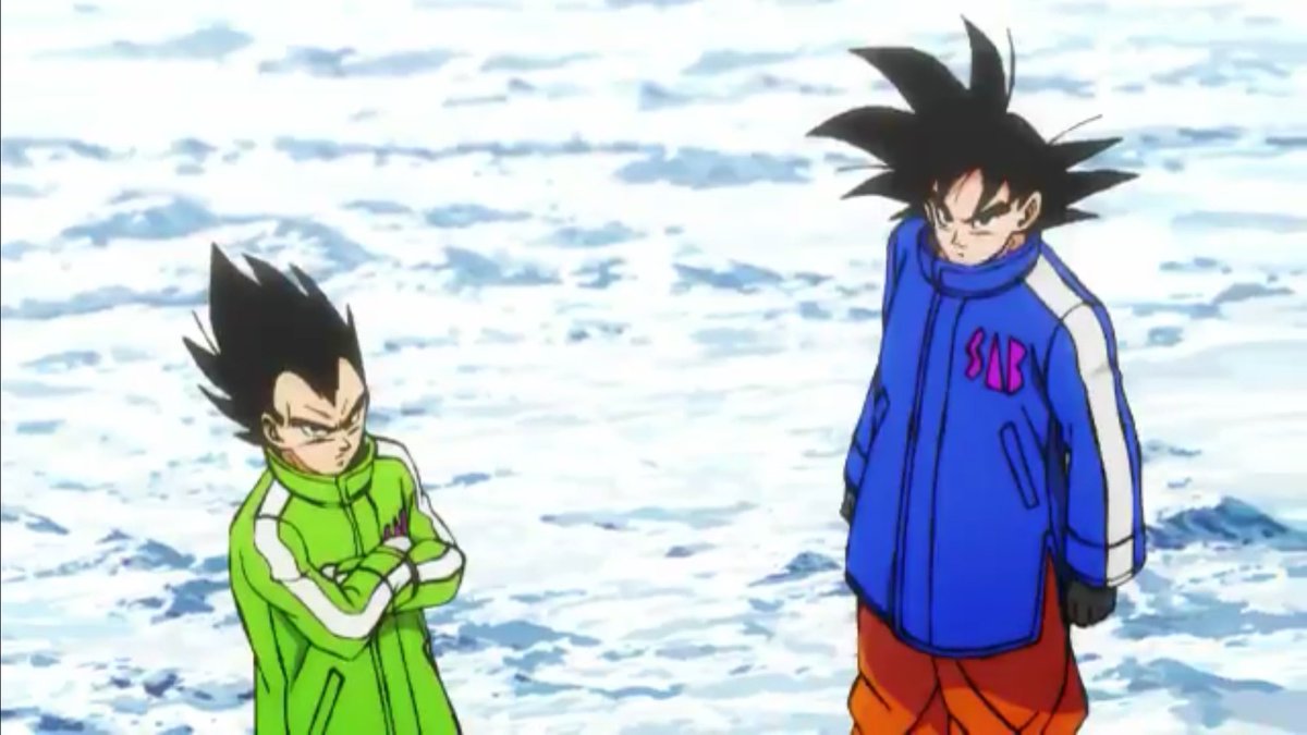 Why Goku and Vegeta look like they bout to drop the hottest rap album of 2018 tho!