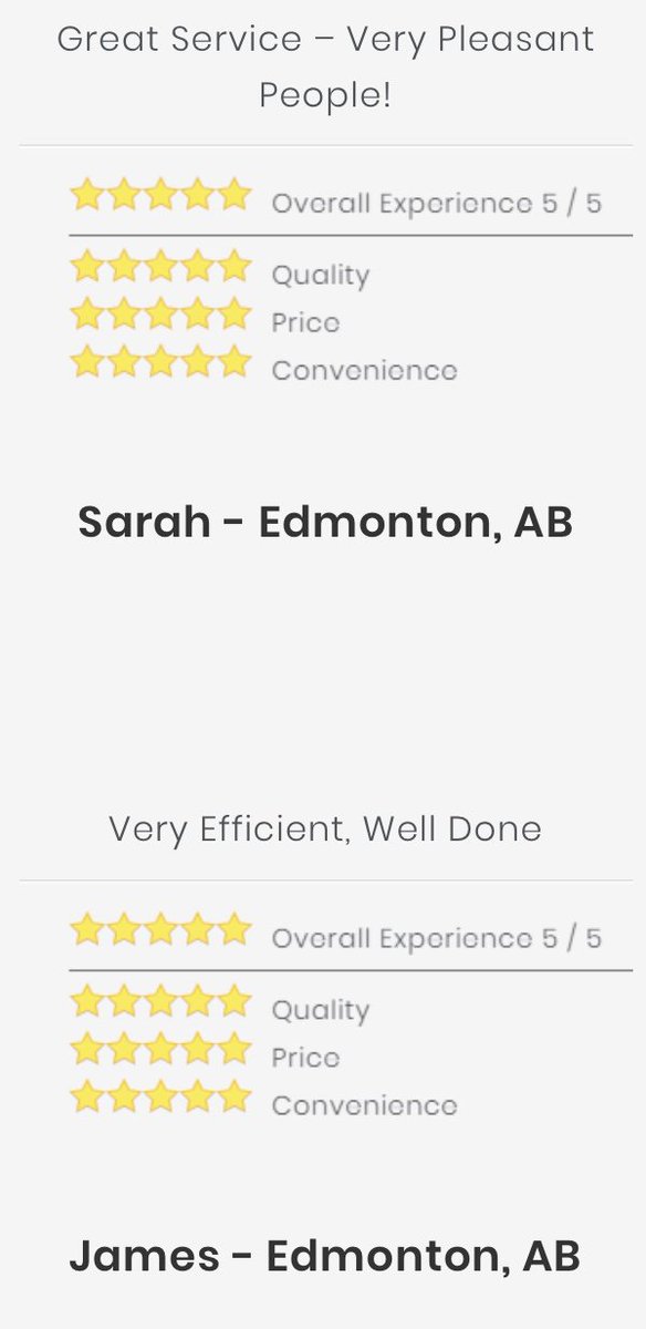 SprouseFAS's tweet photo. Check out these and more than 300 other reviews from actual customers on our website! #Switching2Sprouse #Calgary #Edmonton #FireSafety https://t.co/Up7qtcku1V