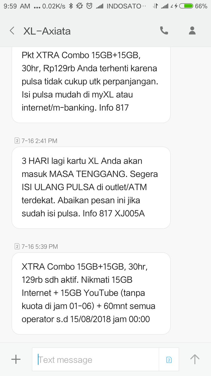 jepitman's tweet photo. @myXLCare pada tgl 16 juli 2018 pukul 08:37 WIB beli paket XL Xtra combo 15Gb ke via TOKOPEDIA @tokopedia 081808688426 tapi sampe saat ini blm juga masuk ke no.tersebut. Dan pd tgl yg sama yaitu 16 juli 2018 pada pukul 17:39 WIB saya beli paket yang sama dan berhasil. Mhn bantu https://t.co/oOgc4If6hs