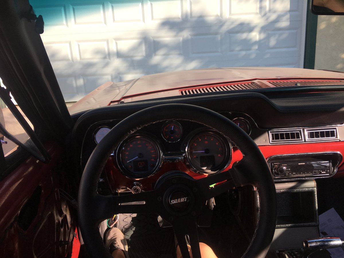 redneckas1an's tweet image. First mustang drive is in the books! #frankenstang #rustang #1967mustang