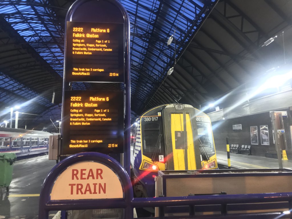 Transport_Prod's tweet photo. First @ScotRail Electric Services Between Glasgow &amp; Falkirk Grahamston Video now online! link: https://t.co/lLyHVciB0C https://t.co/WG3YrRwIGX