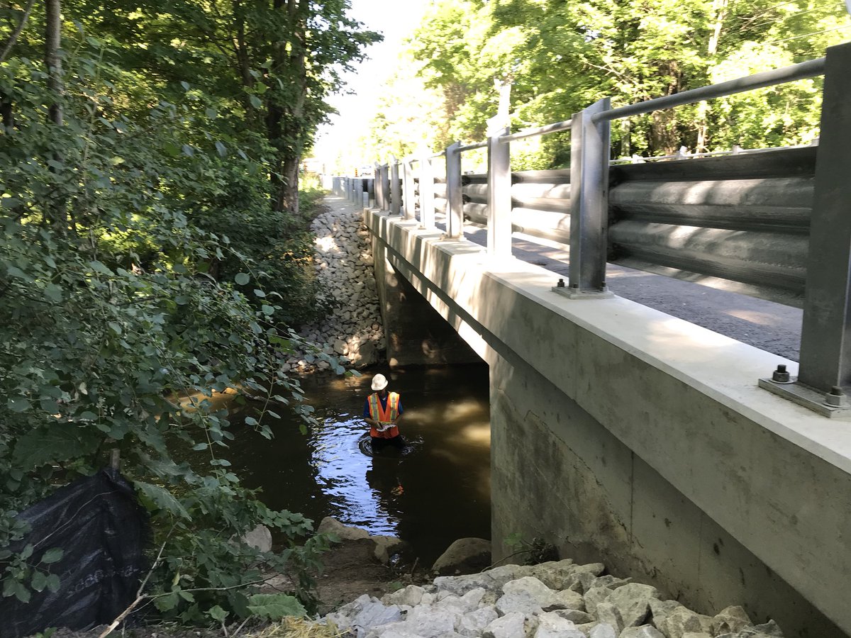 WGKellyConst's tweet photo. The repair work on the Clearview bridge is done.  The road is back open today! https://t.co/ZQQSTbhpHH