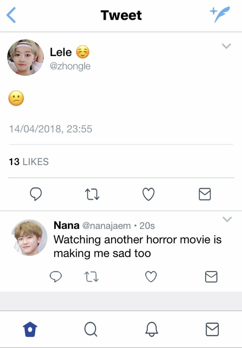 new movie; chenle's mood is down?