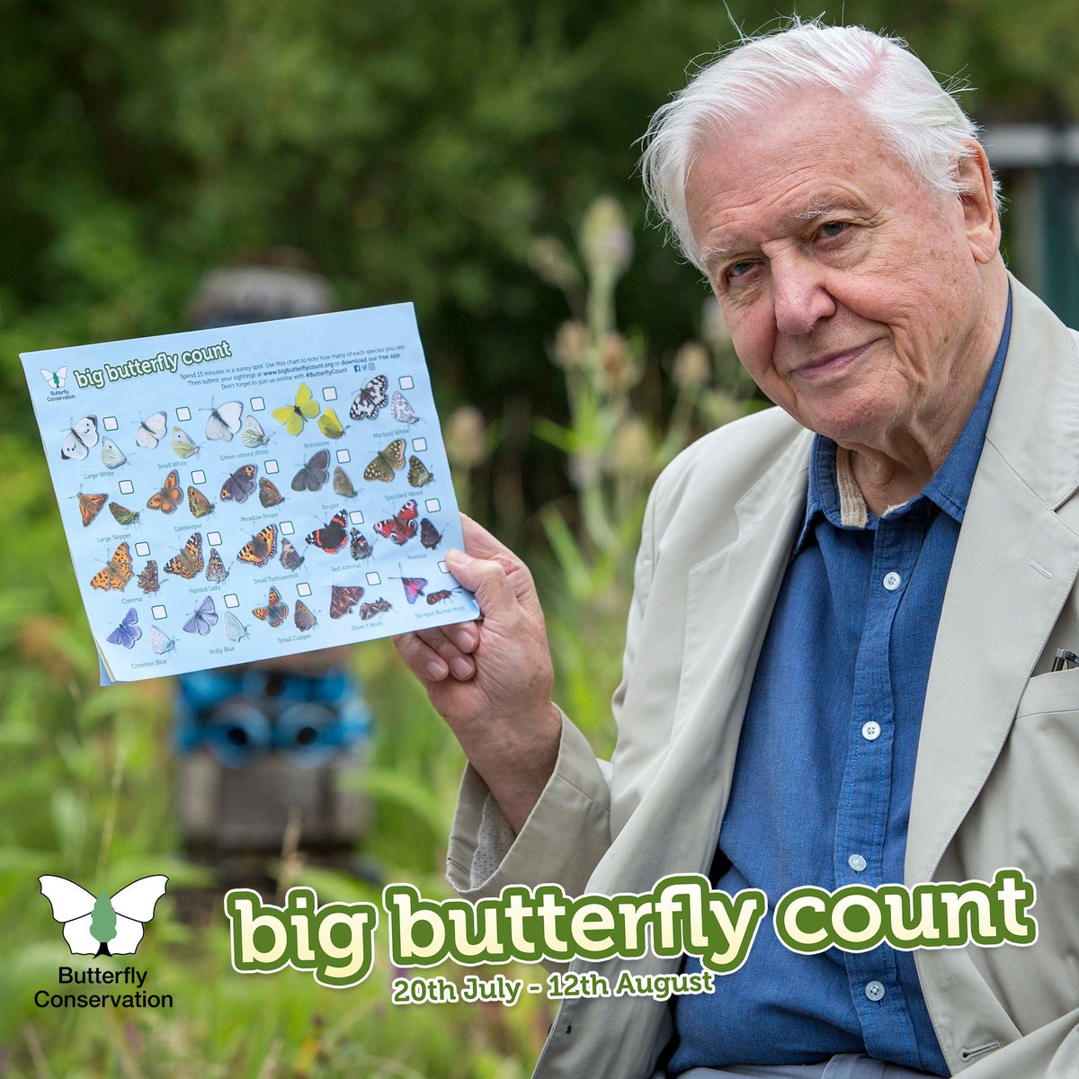 savebutterflies's tweet image. We need your help to spread the word - The Big #ButterflyCount has started! Please retweet so we can make 2018 the biggest count ever! bigbutterflycount.org Download the app or free chart to help Sir David Attenborough save butterflies.