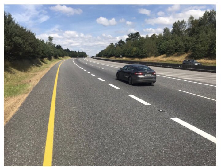 qmarkings's tweet photo. Our HyperLine team have been making good use of the fine weather on the M8 in the Republic of Ireland. 100,000m of line in both white & yellow in four days - Unlike any other system, HyperLine is the way to a brighter future.
#CMDAS https://t.co/Ke943IJ8gf