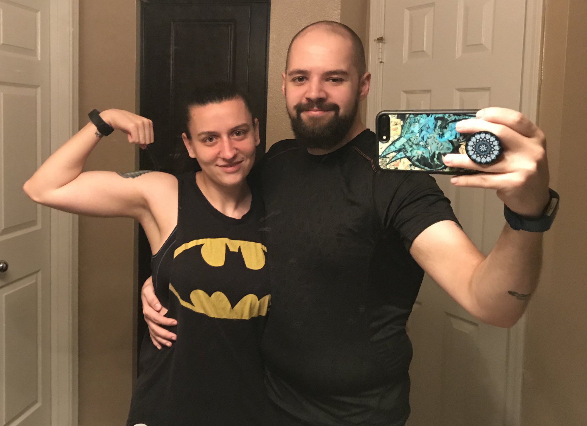 Dan Gidlow 🦇 on X: "Liz and I are off for a jog! Hope everyone had/is  having a great day. 😊💙 https://t.co/00rvkuIy3T" / X