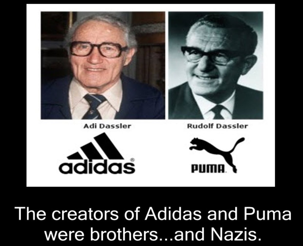 the creators of puma and adidas are brothers