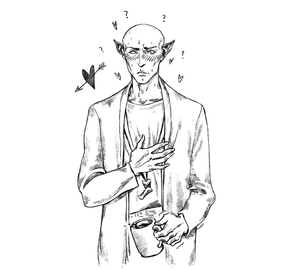 Elvhen professors ? #dragonage #dragonageinquisition #solavellan #solas #lavellan 