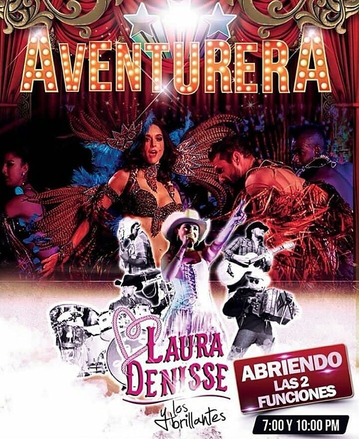 auroramoreno18's tweet photo. 📢Atención gente de Monterrey este proximo 4 de Agosto se presenta en el Domo Care la obra AVENTURERA y con ella abriendo las funciones nuestra comadre @LauraDenisse y sus💎💎💎💎 NO TE LO PIERDAS!!!                                          #TCDLD🌵👢💖 #aventutera https://t.co/jMR0GzkZJY