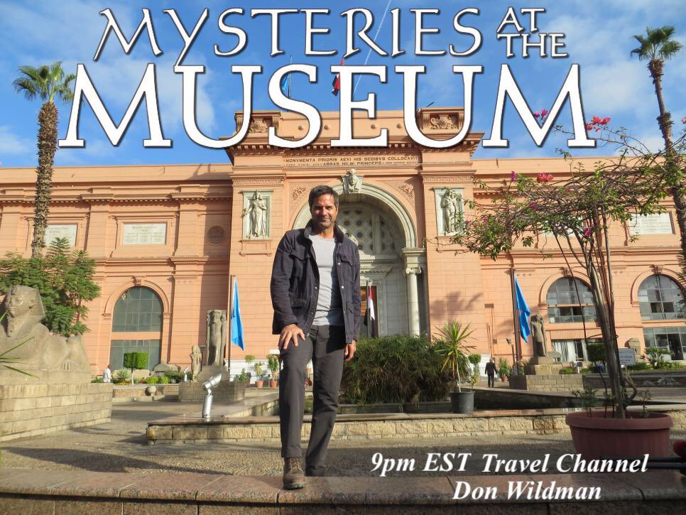 pitman_karen's tweet photo. Starting now,
All New #MysteriesattheMuseum
on the @travelchannel
with host @donwildman
#CatsBestFriend #SunkenTreasure #RainingFrogs https://t.co/cbUWi9GVaw