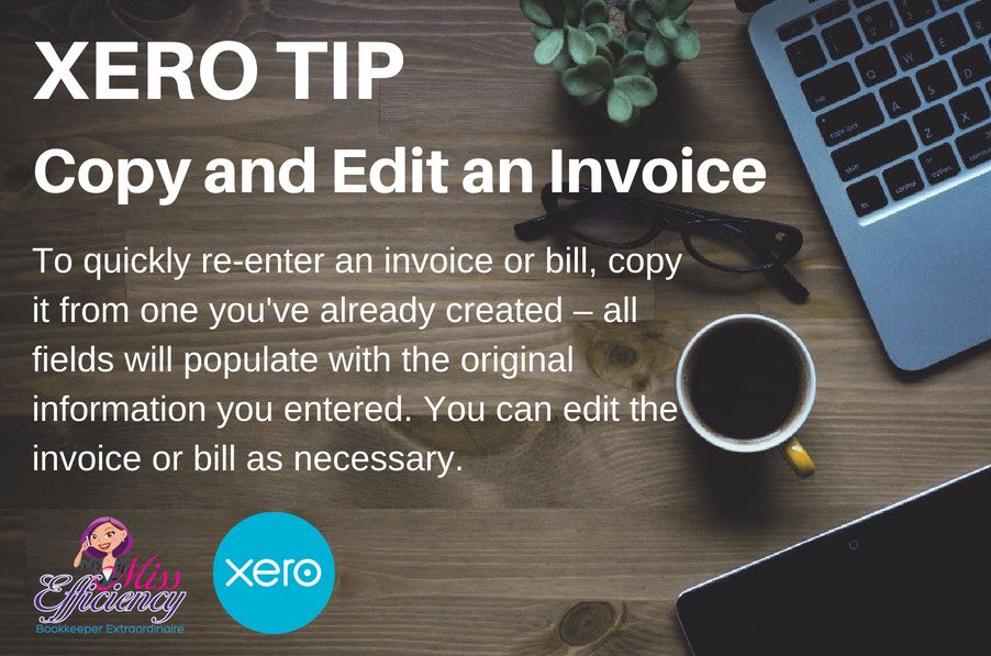 missefficiency's tweet photo. To quickly re-enter an #invoice or #bill in @Xero, copy it from one you've already created – all fields will populate with the original information you entered. You can edit the invoice or bill as necessary.
#SmallBusiness #SmartBusiness #BeautifulAccounts https://t.co/uBKUXefZXv