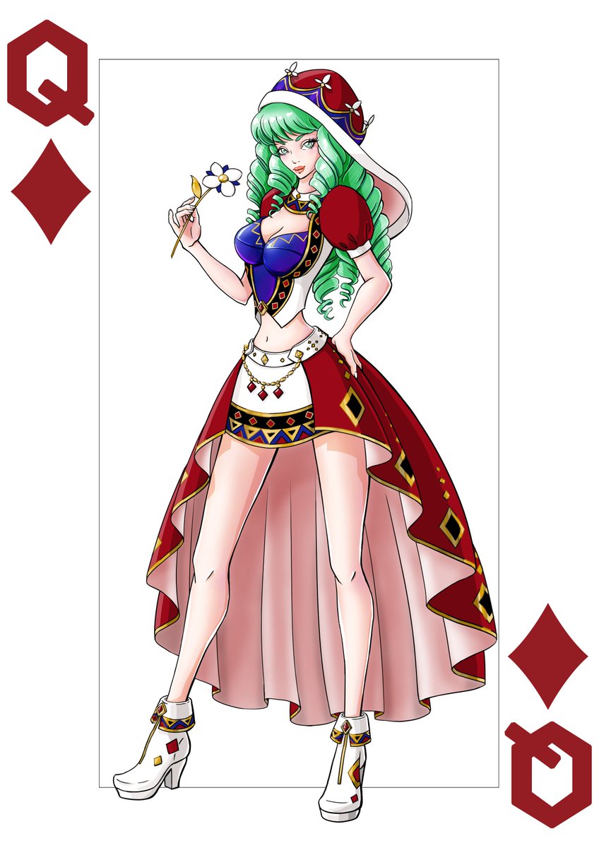 Aco イラスト ロードバイク U Tvitteri トランプのキャラ Vol 3 ダイヤのクイーン Queen Of Diamonds トランプデザイン オリキャラ Characterdesign Playcards 創作クラスタさんと繋がりたい イラスト好きな人と繋がりたい T Co Et4x33wypx