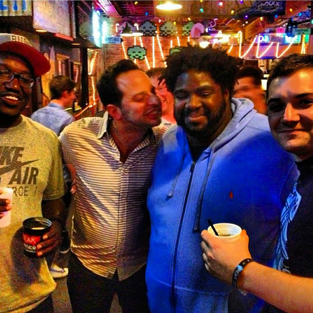 realnerdspice's tweet photo. #TBT to Jons very first Comicon. Back when he shot pictures on a potato.

#comicon #comicon2013 #ronfunches @RonFunches #nickkroll @nickkroll #hannibalburess @hannibalburess #trevormoore @itrevormoore #tinytina #ashlyburch @AshlyBurchDaily #kickass2 #playboy #party #Comicon2018 https://t.co/MElbIATIlz