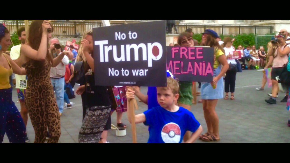 Donald Trump
Full video on YouTube link – 
youtu.be/lQqWkpNxoyY
London protests send clear message to Trump: You're not welcome

Filmed and Edited by Ritchie Vuiti