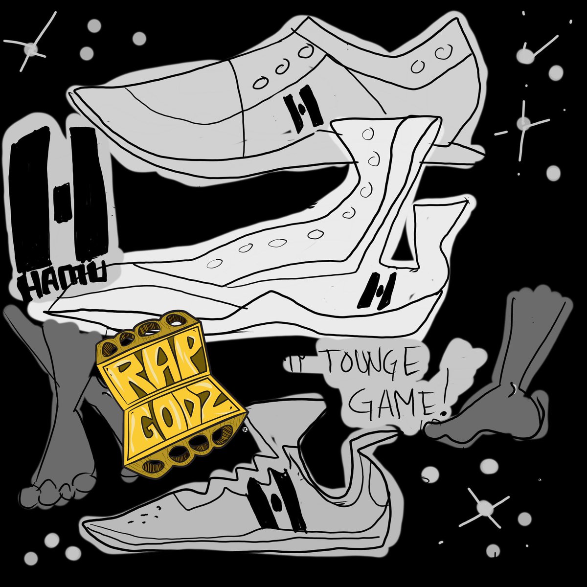 hamu_dennis's tweet photo. Shoe Endorsement Deal!!!!!
That's gotta boost you swag, Right?
#Rapgodz the #hiphop #lifestyle #boardgame #fun #tabletop #norapskillzrequired #best in #show #swag #skillz #streetz #beef https://t.co/2s6elsAkjv