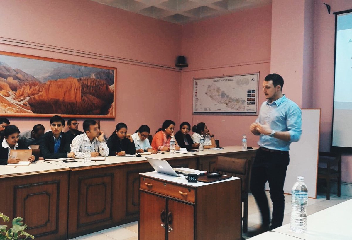 Springnest's tweet photo. Key takeaways from sharing digital marketing insights with the tourism private and public sector in Nepal last week: 

1. The Himalays have an incredible product mix
2. The challenge of differentiation is consistent across Asia and Africa
✈️🇳🇵 https://t.co/1k0OVgmBe2