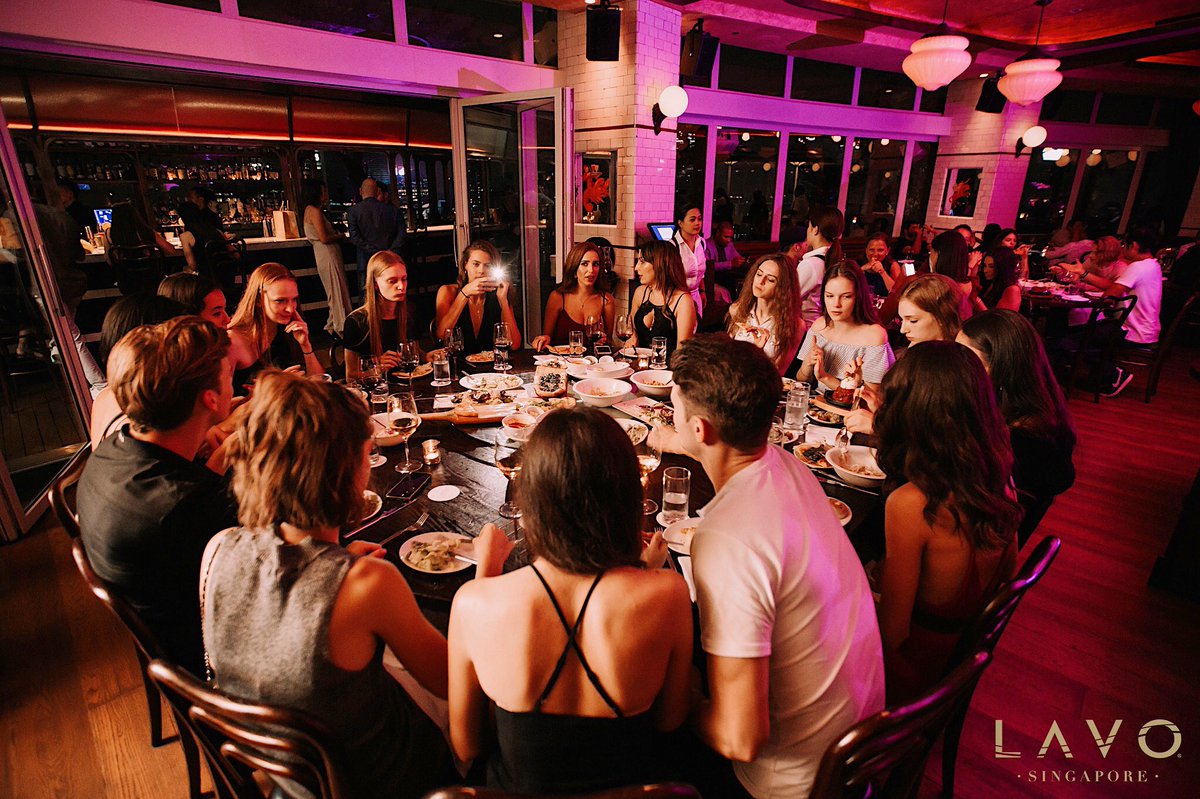 Lavo Singapore On Twitter Weekends In Our Main Dining Room
