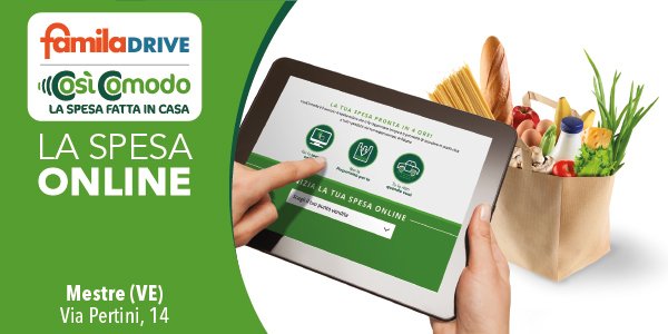 Tu mettiti comodo, noi facciamo la spesa per te!
Scopri come con #cosìcomodo, la Spesa online da oggi per FAMILA di MESTRE!cosicomodo.it/familanordest/…"