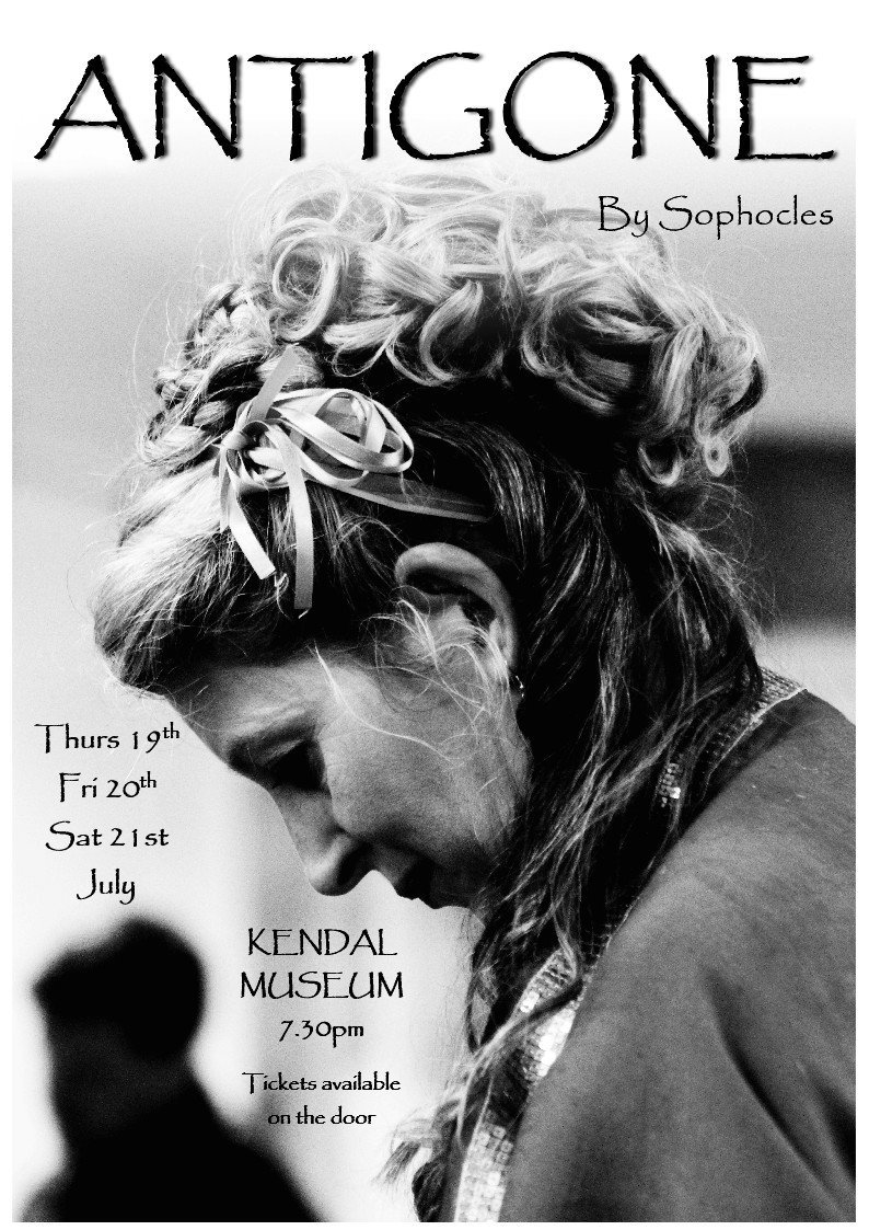 Last chance to see <a href="/KendalTheatre/">Kendal Theatre</a> 's Antigone by #Sophocles at <a href="/KendalMuseum/">Kendal Museum</a> part of KCT's #Troublewithwomen festival #cumbria #lakedistrict #Vote100 #strongwomen #theatre #Greektragedy