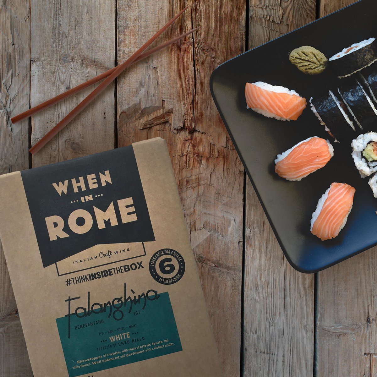#Sushi and #WhiteWine? Well, that's definitely one way we'd recommend you roll with our Falanghina.