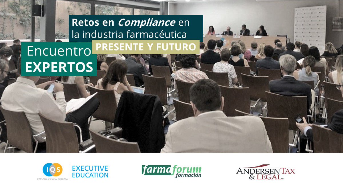 “Compliance como estrategia de sostenibilidad y viabilidad del sector farmacéutico y biosanitario” farmaforumformacion.es/2018/07/20/com…