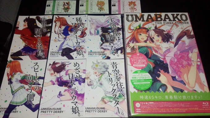 ウマ箱買った!
なんかいろいろついてきた! 