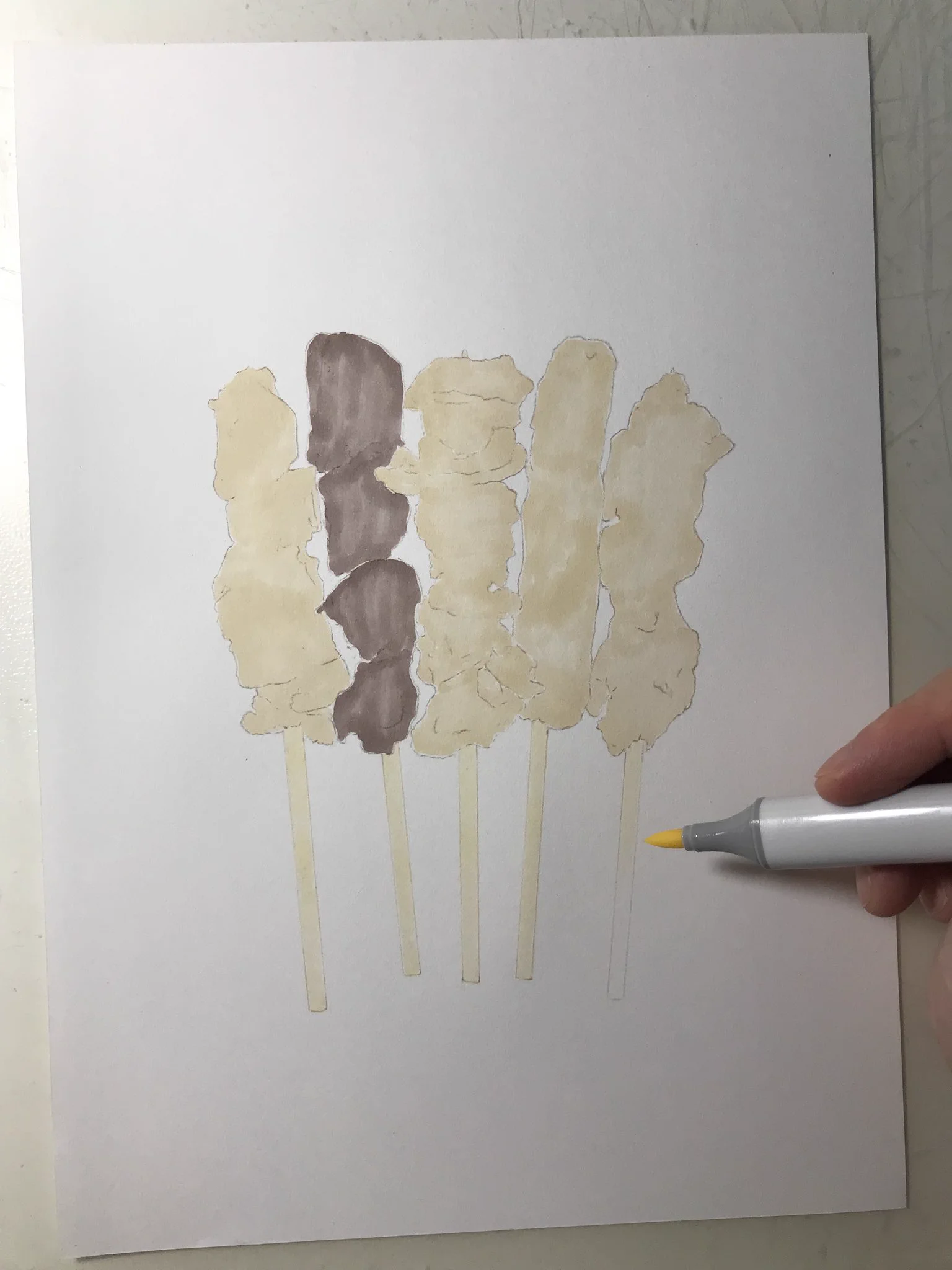 絵を描くのがうまい人が焼き鳥を描くと？これだけ立体的に描けるｗｗｗ