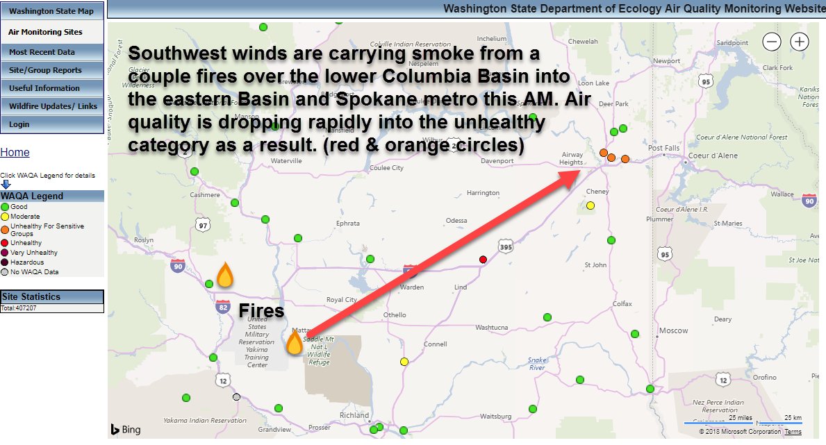 Cheney air quality